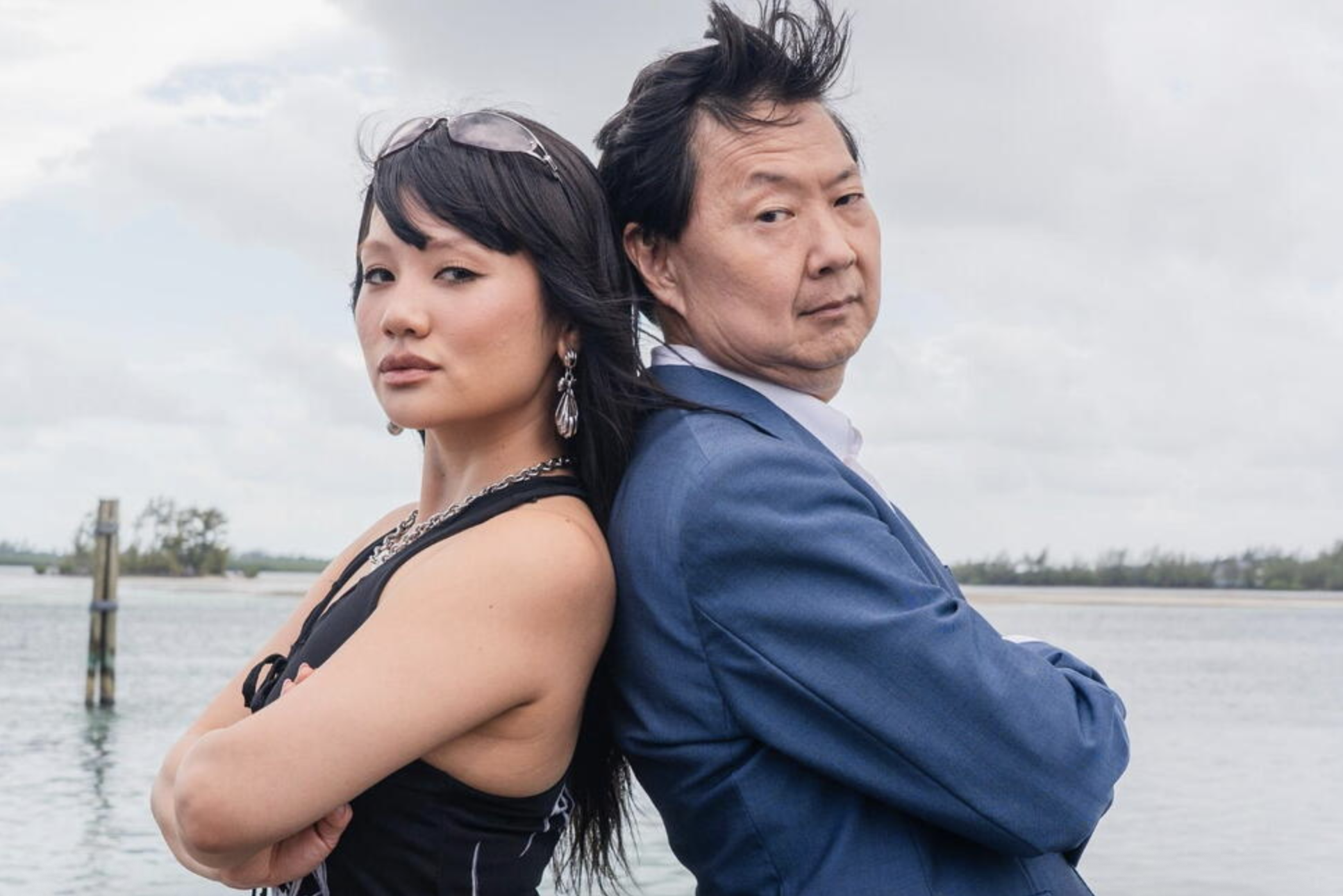 Rei Ami from ‘KPop Demon Hunters' and comedian Ken Jeong take a bite out of ‘Shark Week'