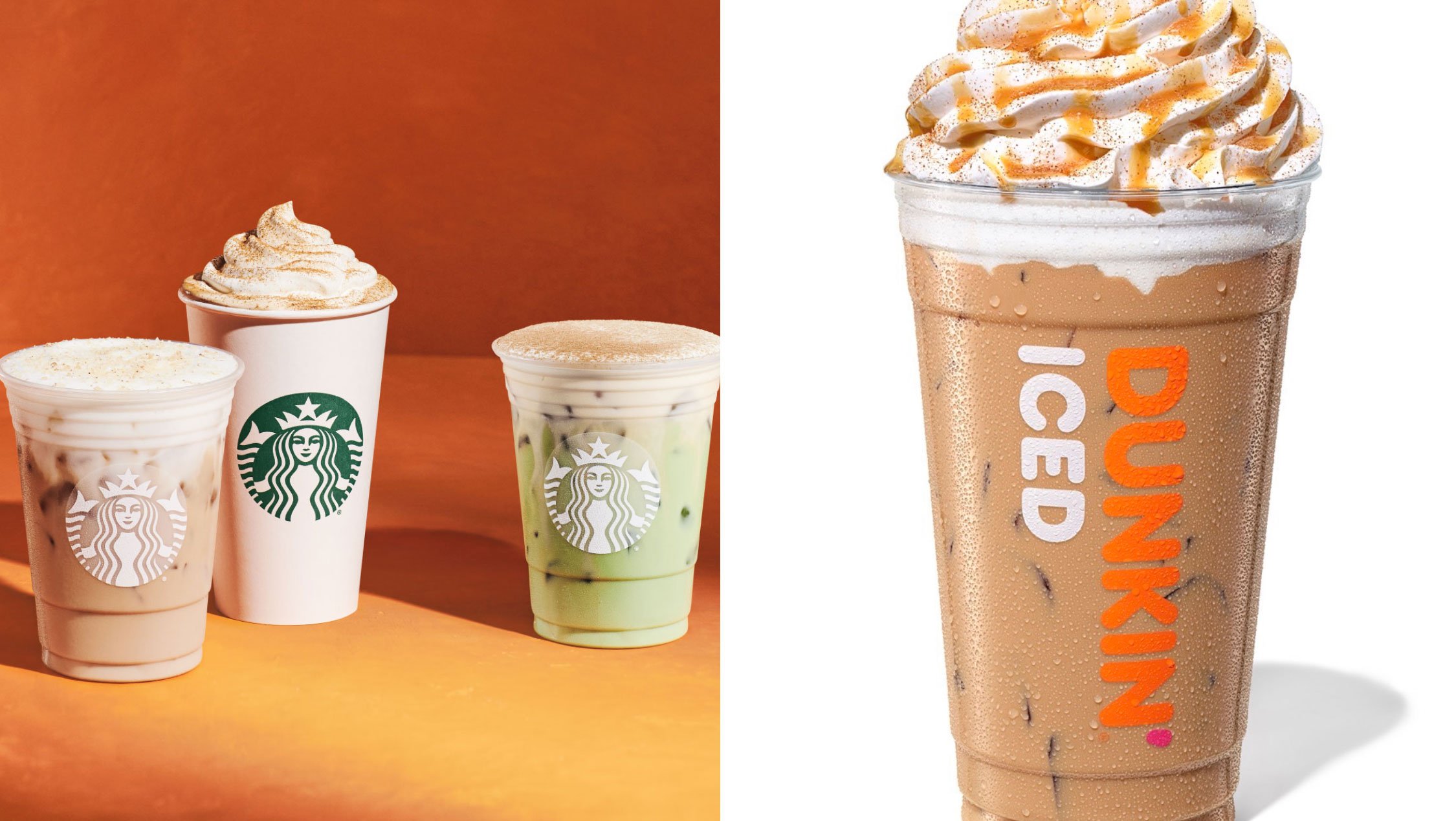 Starbucks and Dunkin' set return dates for popular pumpkin spice drinks
