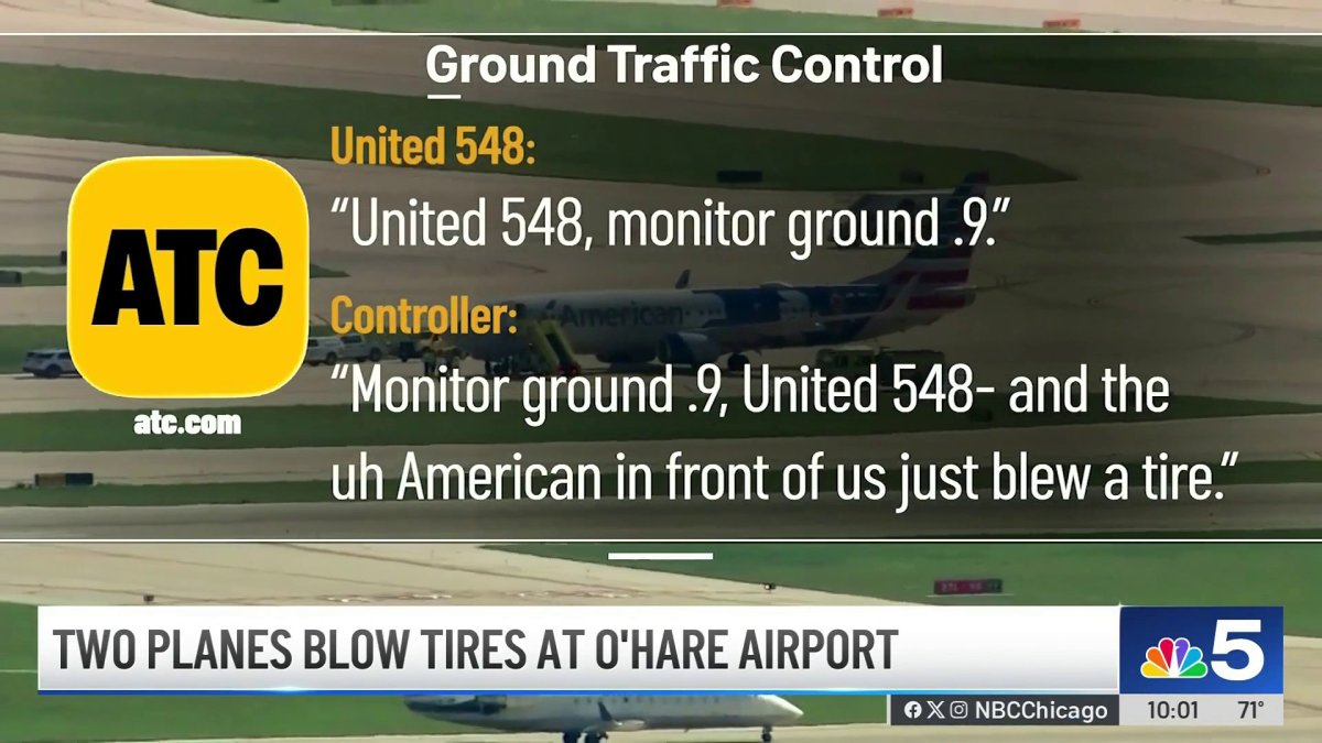 2 planes blow tires at O'Hare Airport, prompting investigations
