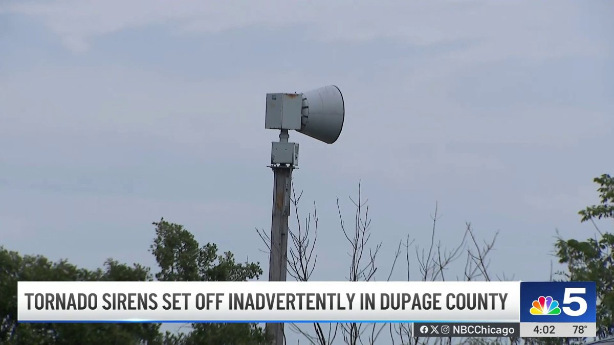 DuPage County employee ‘accidentally' activates tornado siren at 3 a.m.