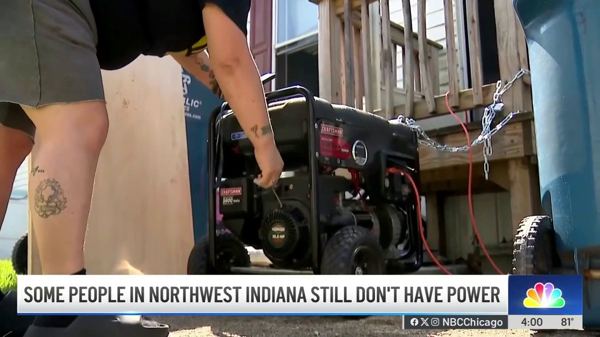 Lake Station, Indiana, community still without power after 18 days