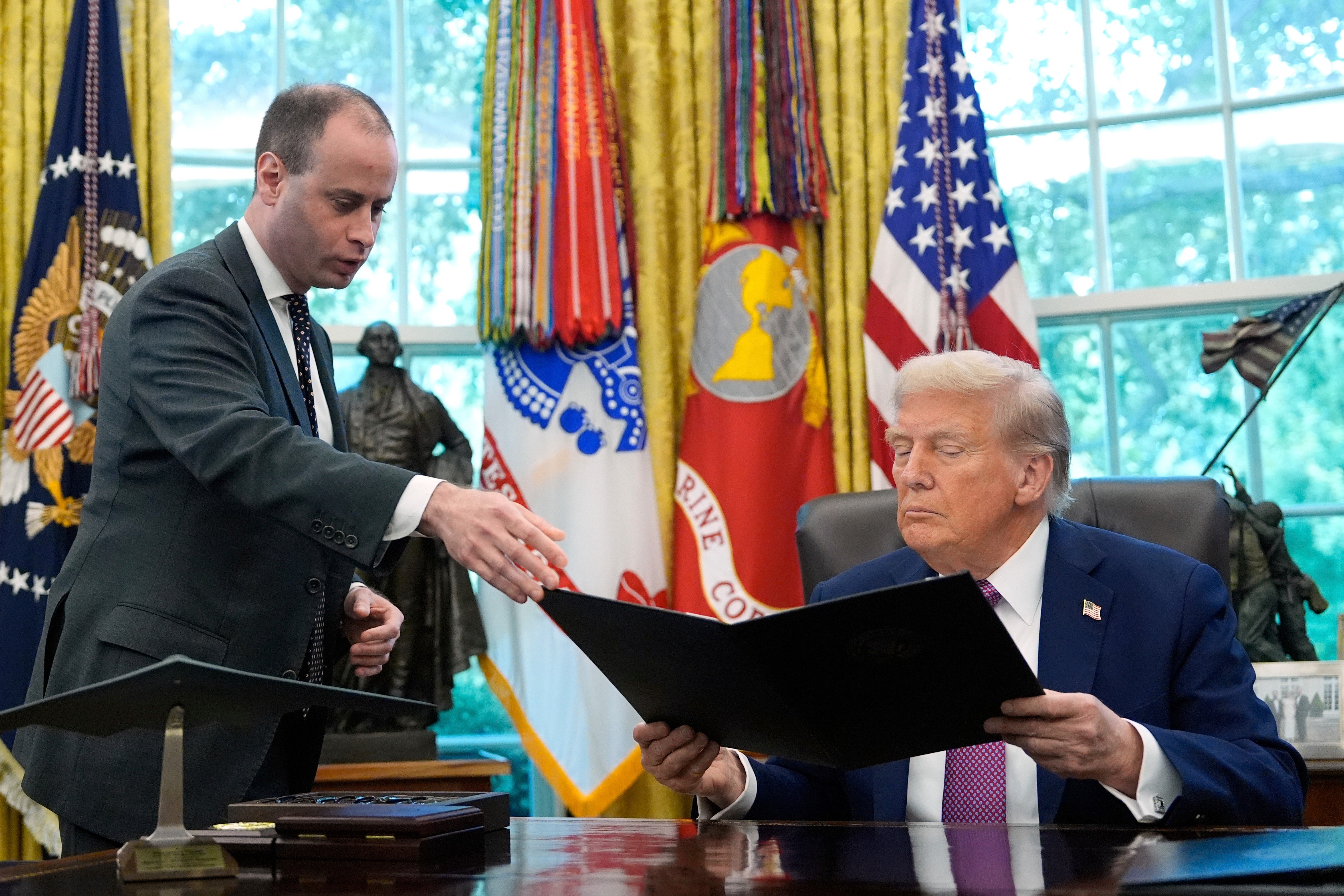 Trump announces staff secretary Will Scharf will be his new White House counsel