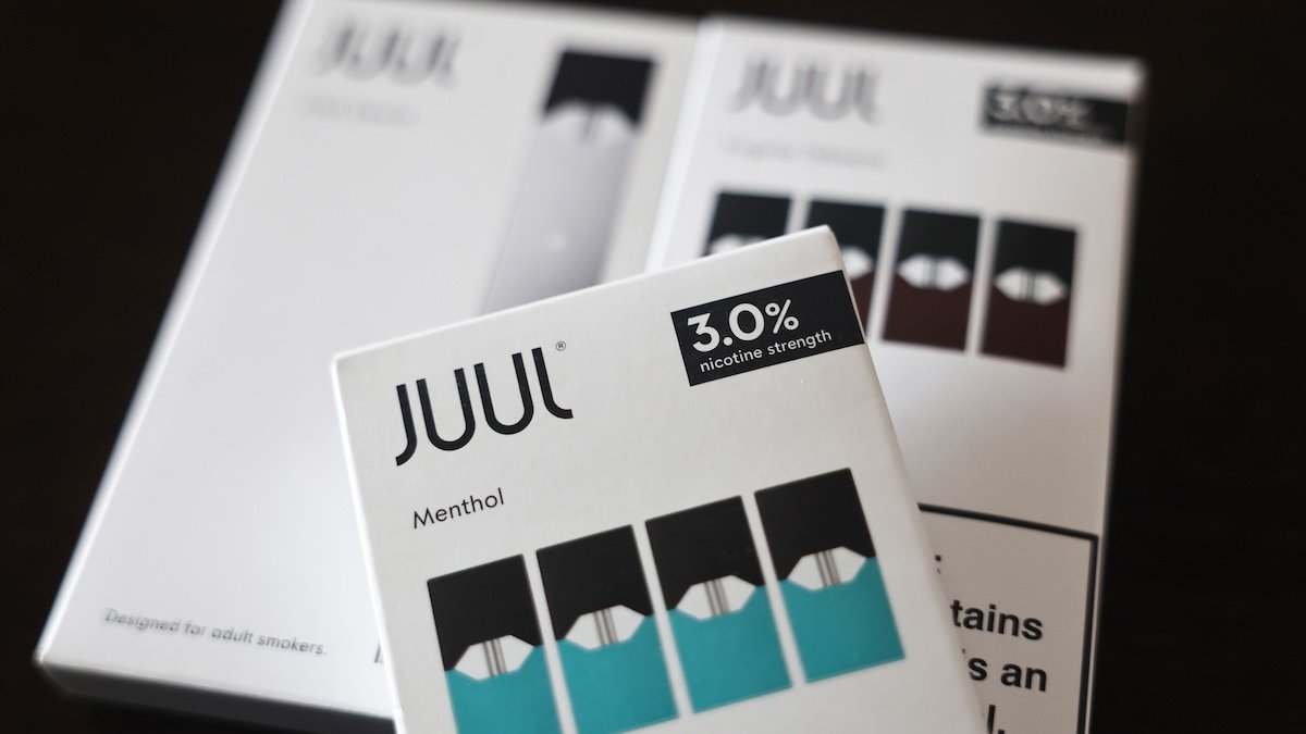 how many cigarettes in one juul pod gets OK to sell updated vaping device with age-gating technology Geek Bar Gas Station: Range-Elf Bar Dual 10K Flavour:WILD WATERMELON ICE