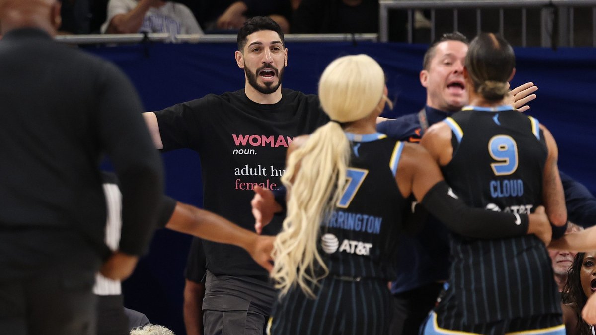 Photo: NBC 5 Chicago Enes Kanter Freedom ejected from Sky-Fever game after verbal altercation with Natasha Cloud