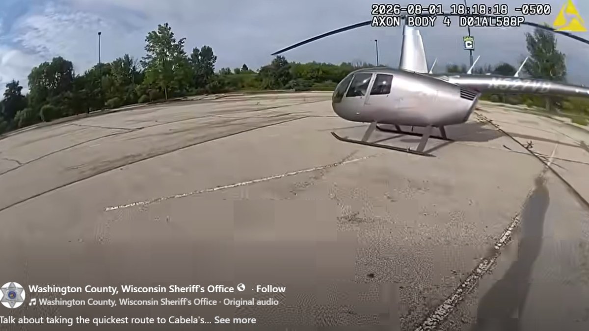 Wisconsin man flies helicopter to Cabela's because the drive was ‘too long'