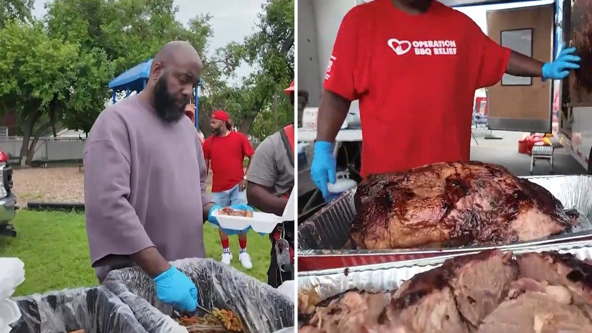 Texas rapper, Operation BBQ relief step up to help NW Indiana residents after storms