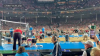 Slippery conditions at Wrigley prompt suspension for Big Ten volleyball