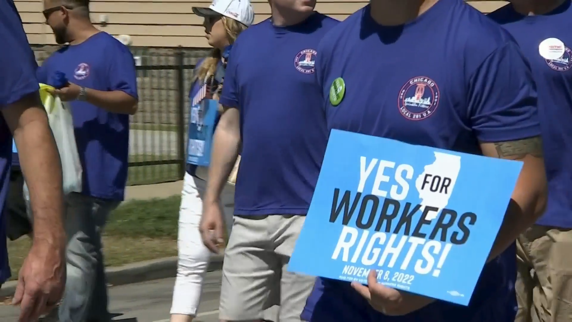 Parades across Chicago over Labor Day weekend draw hundreds