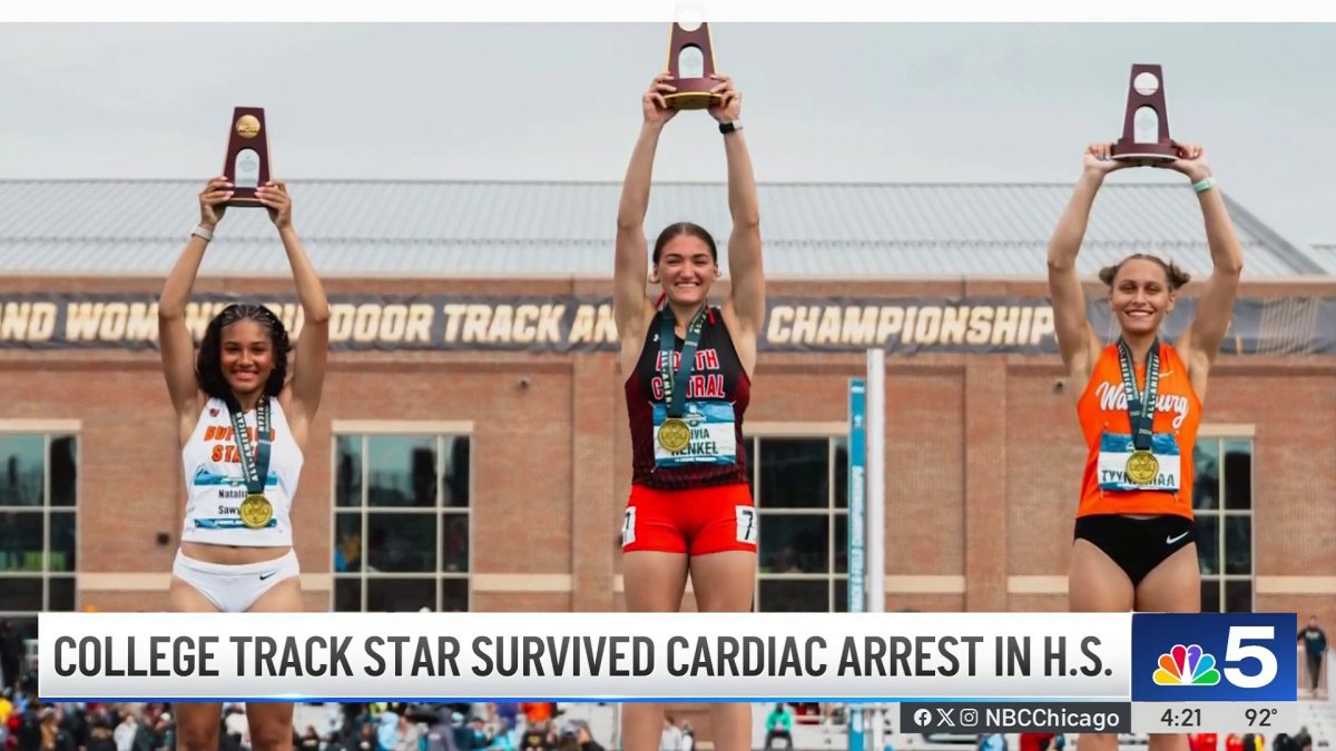 Track star-turned-EMT trained with first responders who saved her life