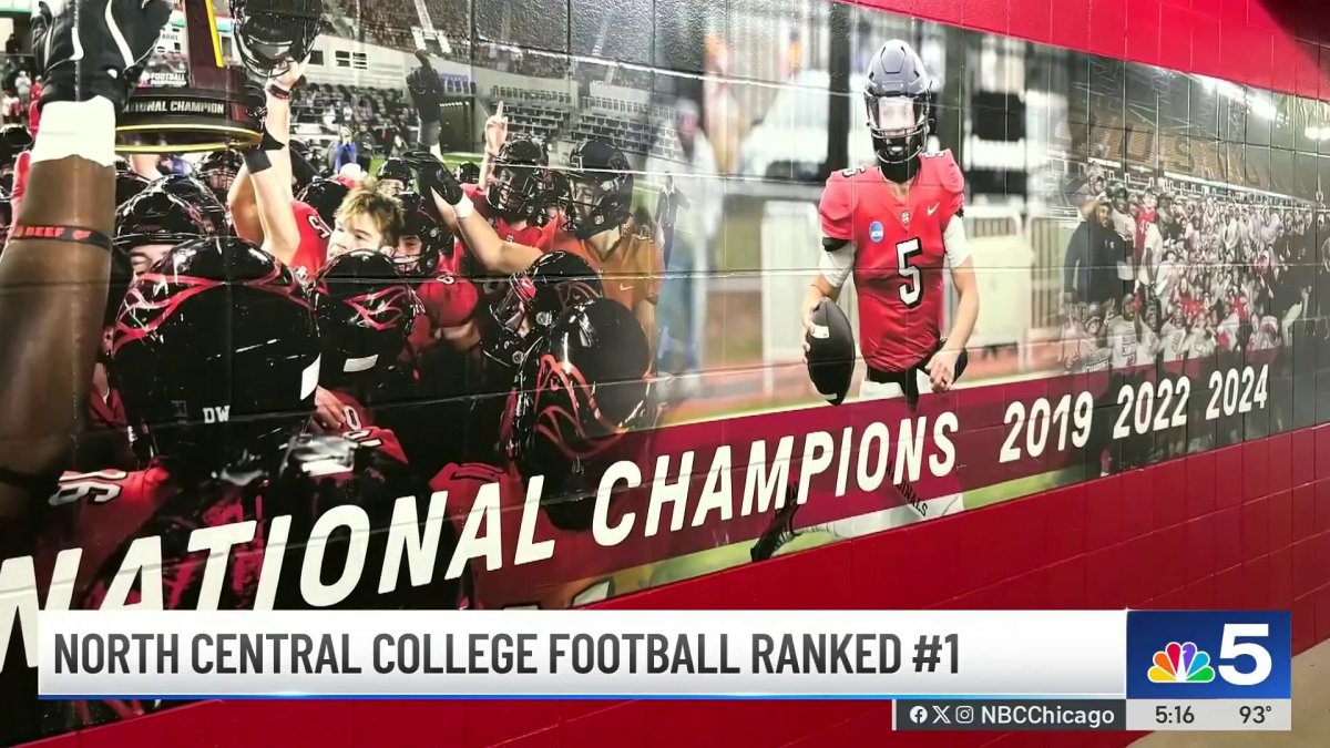 North Central College Cardinals football team ranked No. 1