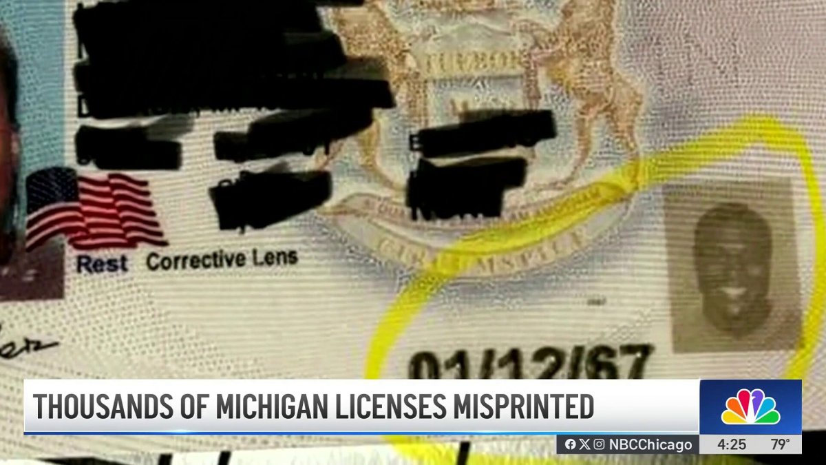 Thousands in Michigan get drivers licenses with the wrong picture