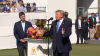Trump visits Chicago area for Presidents Cup, prompting protests and tight security