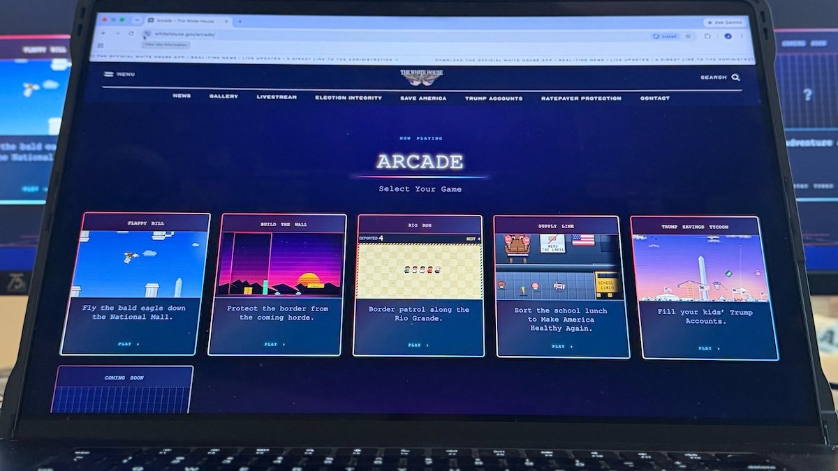 White House website debuts video games that promote Trump’s agenda