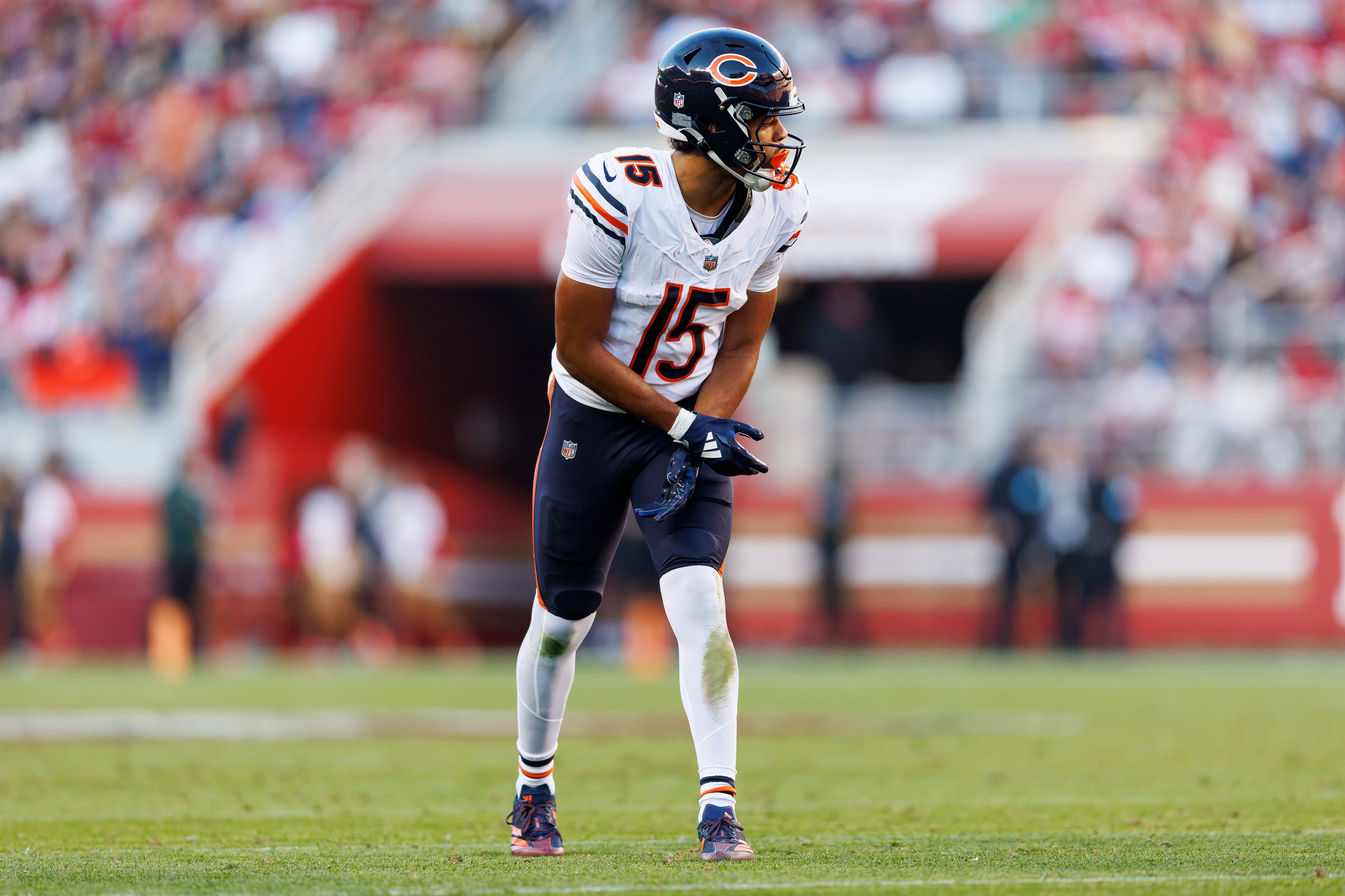 Caleb Williams, Rome Odunze team up for wild play vs. Panthers
