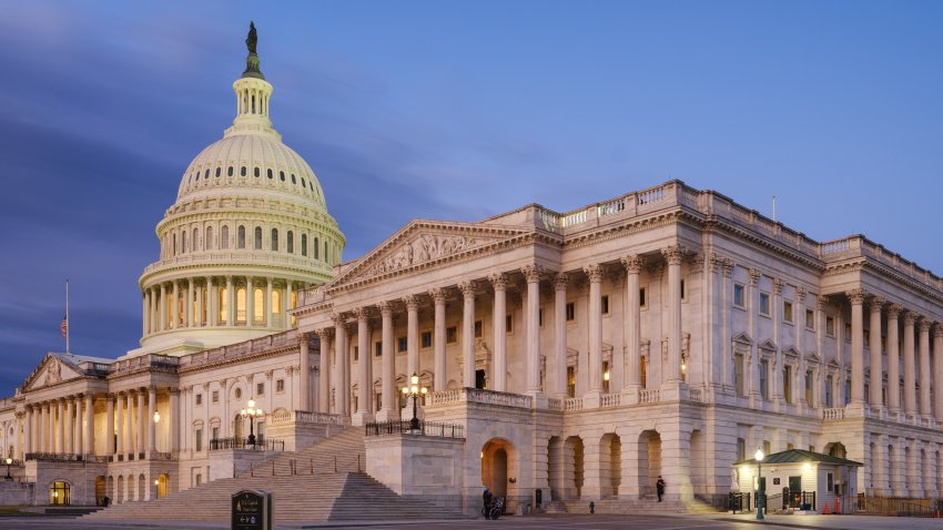 WASHINGTON, DC – MARCH 08: The Senate side of the U.S. Capitol building is seen early in the morning on March 8, 2025, in Washington, DC. (Photo by J. David Ake/Getty Images)