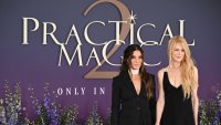 Sandra Bullock and Nicole Kidman attend the photocall for "Practical Magic 2" inside The Ballroom of Claridge’s on August 27, 2026 in London, England.