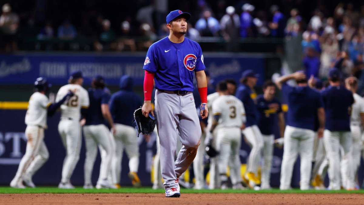What is the Cubs magic number, playoff standing after being swept by Brewers? What is the Cubs magic number, playoff standing after being swept by Brewers?
