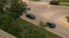 Police chase unfolds on Eisenhower Expressway, with suspect vehicle losing tire