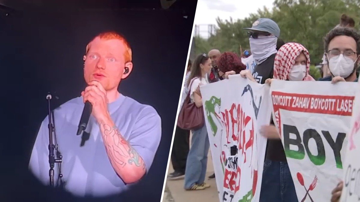 Ed Sheeran addresses Macklemore and Israel-Palestine controversies at Philadelphia show
