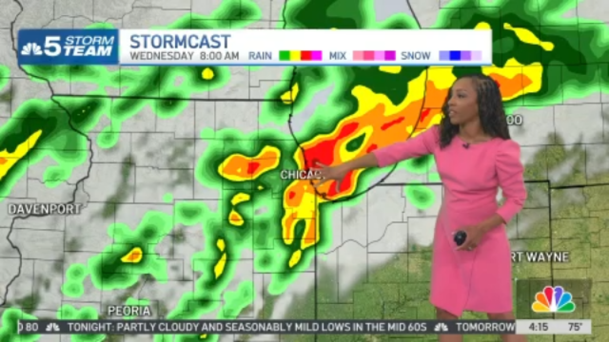 Chicago radar: Track showers, storms moving in for the morning commute Chicago radar: Track showers, storms moving in for the morning commute