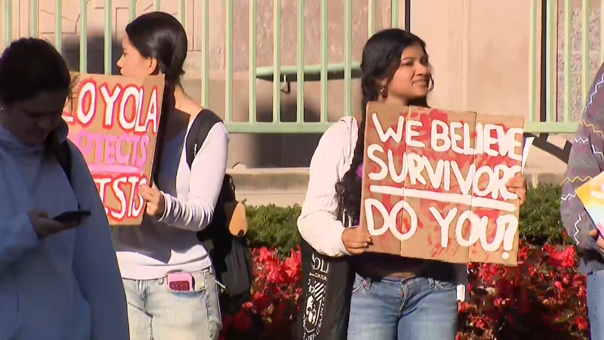 &lsquo;Completely unacceptable: Sexual assault lawsuit fuels protests at Loyola University