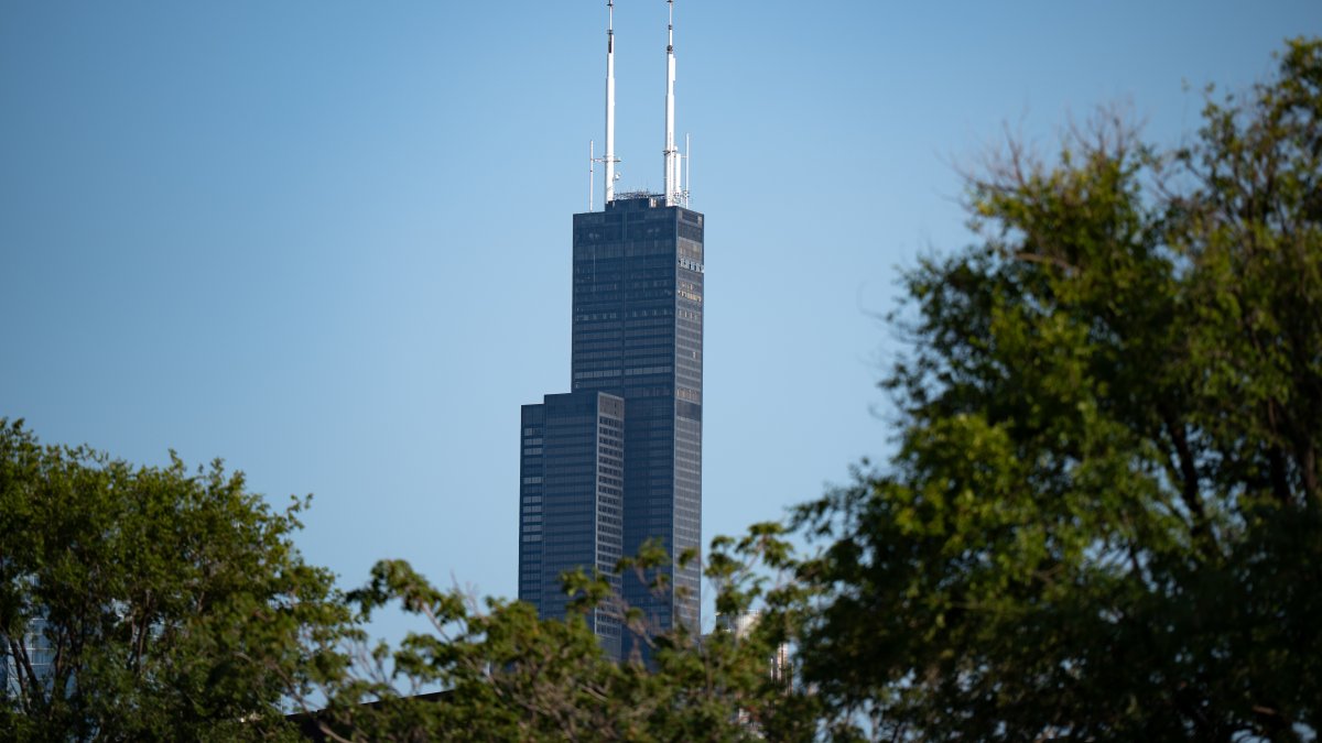 Willis Tower to illuminate antennas in blue and orange for Mike Ditka tribute