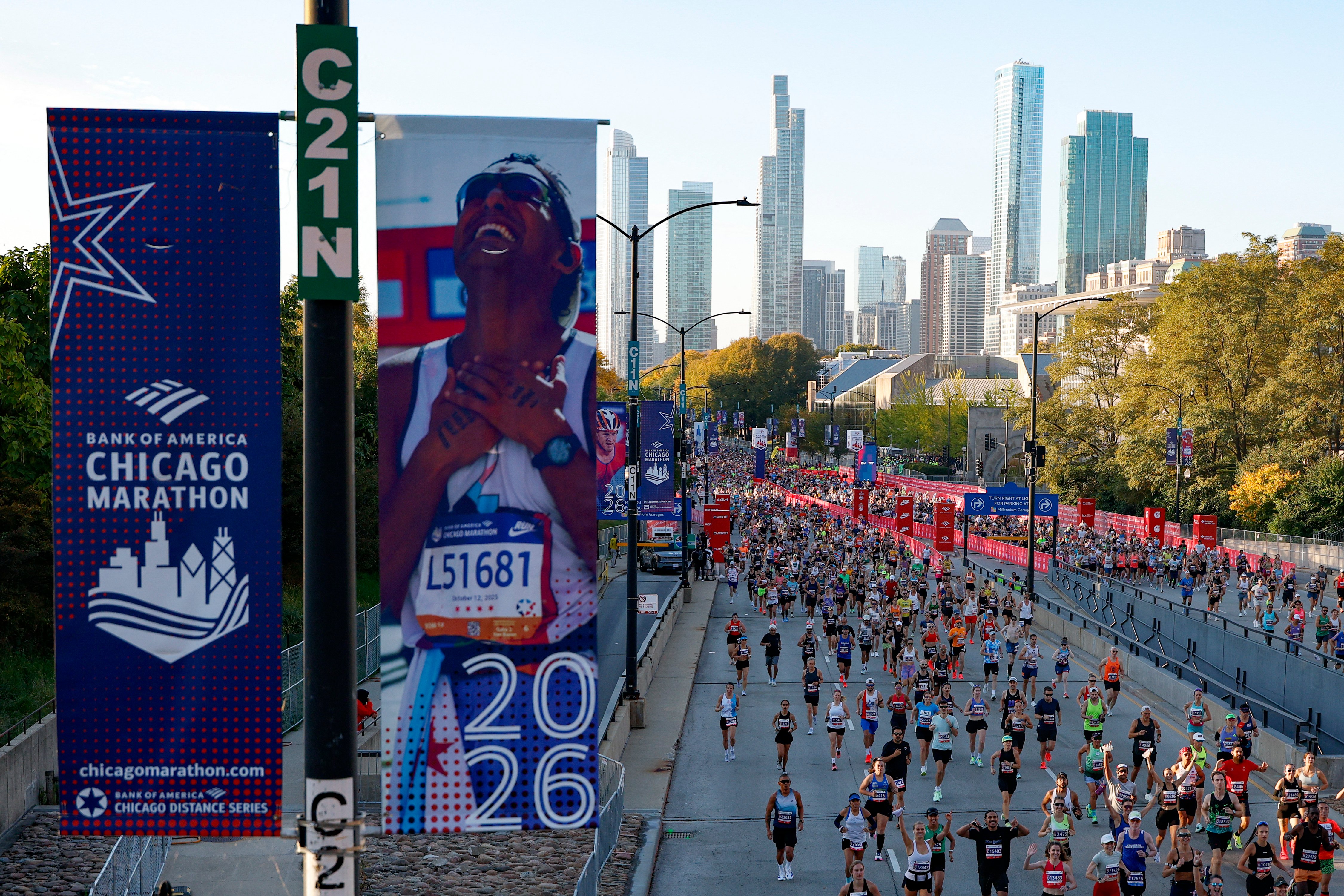 LIVE: Watch friends and family cross the 2026 Chicago Marathon finish line