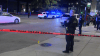 Heavy police presence outside Chicago Federal Building in Loop