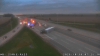 Semi-truck carrying hydrochloric acid rolls over on I-90 in McHenry County; all lanes blocked