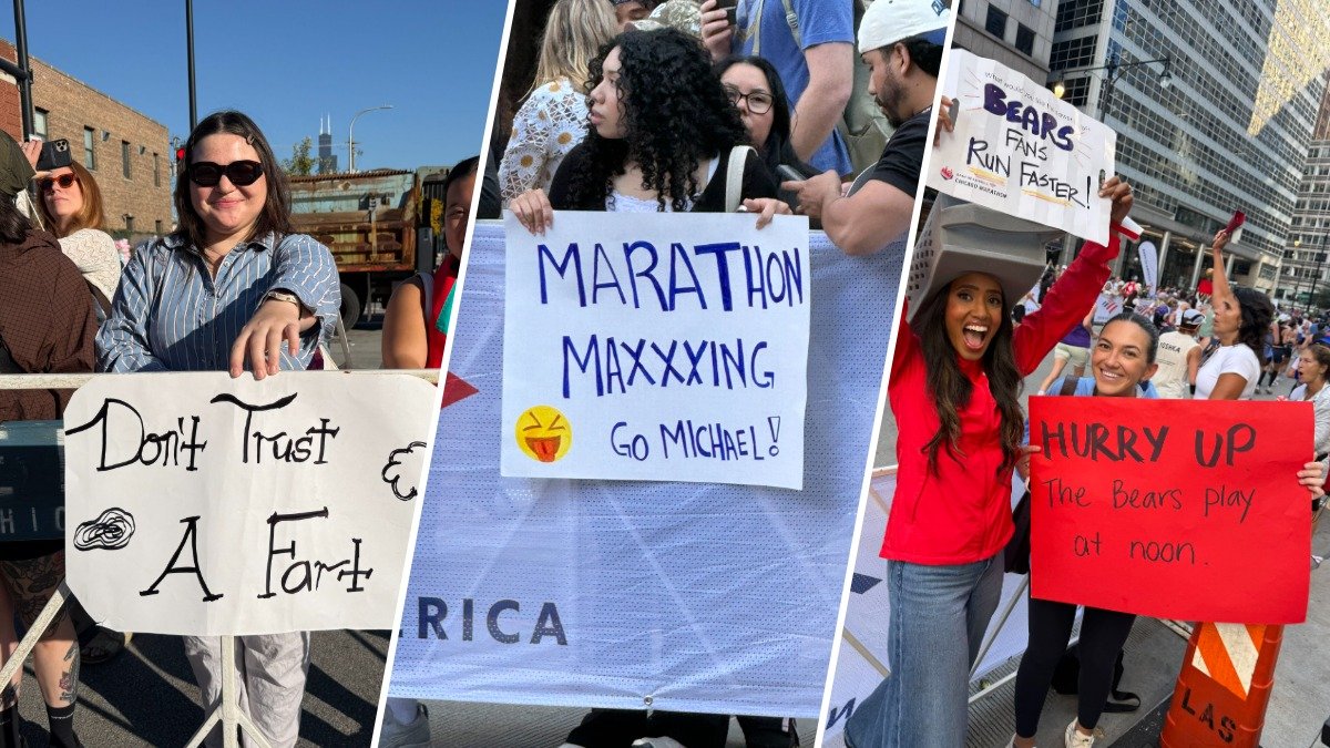 ‘Marathon Maxxing': Best signs from along the 2026 Chicago Marathon course
