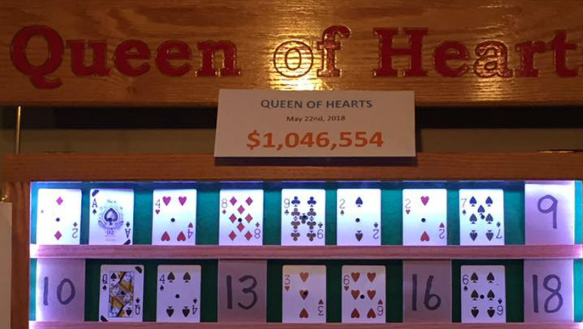Suburban Queen of Hearts Jackpot Tops $1 Million