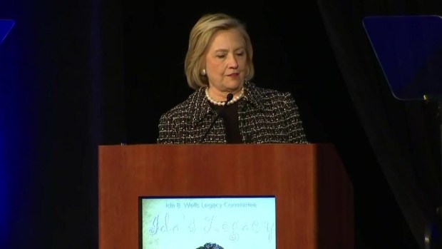 Watch: Hillary Clinton Speaks at Ida B. Wells Legacy Committee (Part 1)