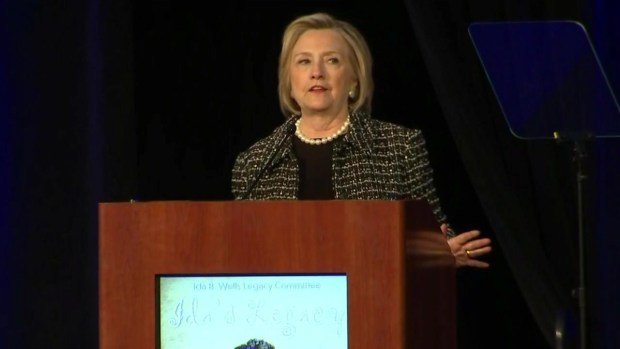 Watch: Hillary Clinton Speaks at Ida B. Wells Legacy Committee (Part 4)