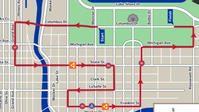 Shamrock Shuffle Race Course