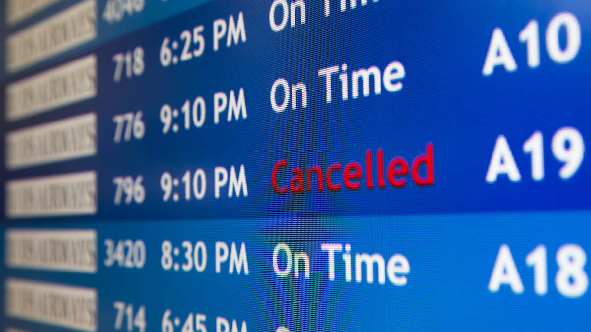 Over 1,100 Flights Canceled in Chicago Due to Weather